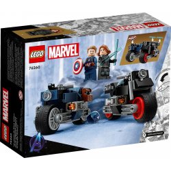 Klocki LEGO 76260 Motocykle Czarnej Wdowy i Kapitana Ameryki SUPER HEROES